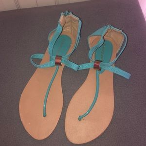 Blue Sandals